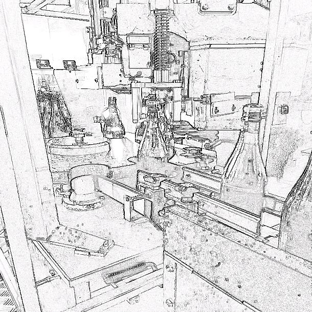 le vin pas encore pétillant est mis en bouteille